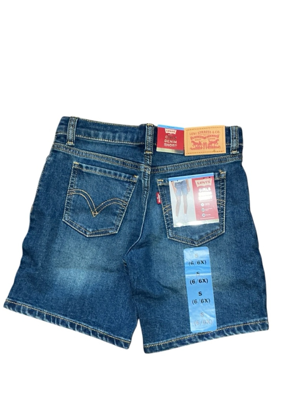 Levi's Classic Kids Denim Shorts - Blue Wash